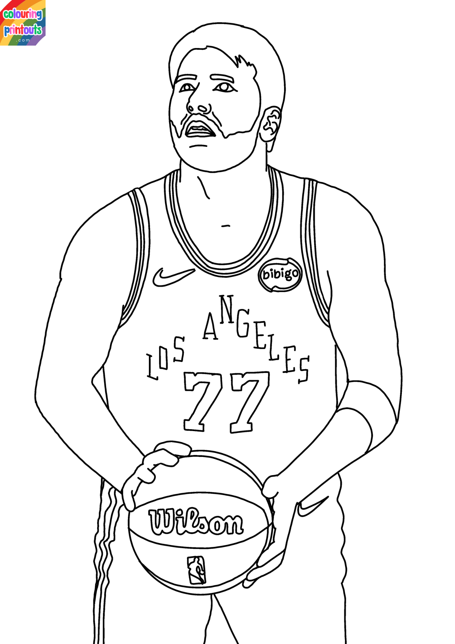 Luka Doncic Coloring Pages (4)