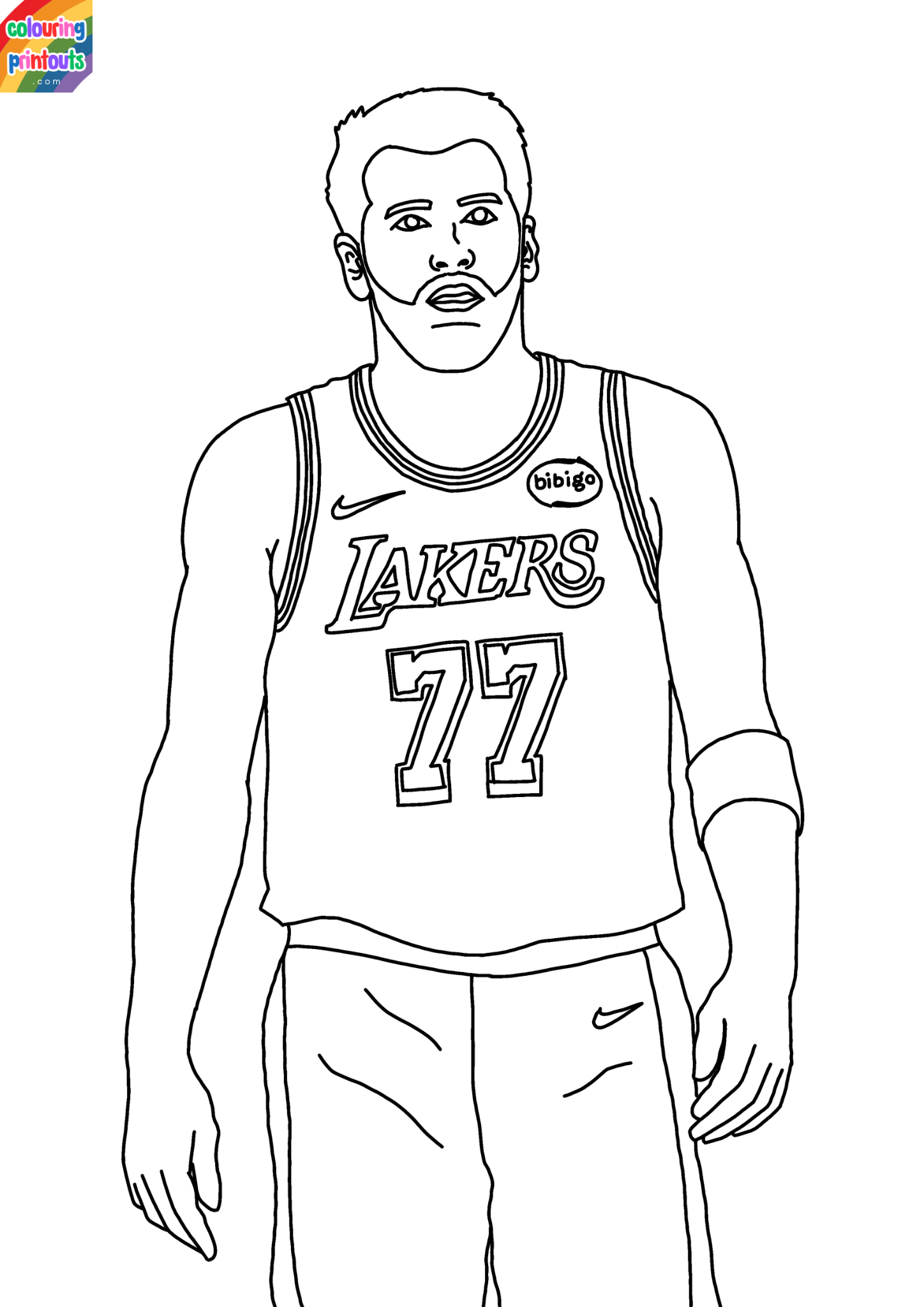 Luka Doncic Coloring Pages (5)