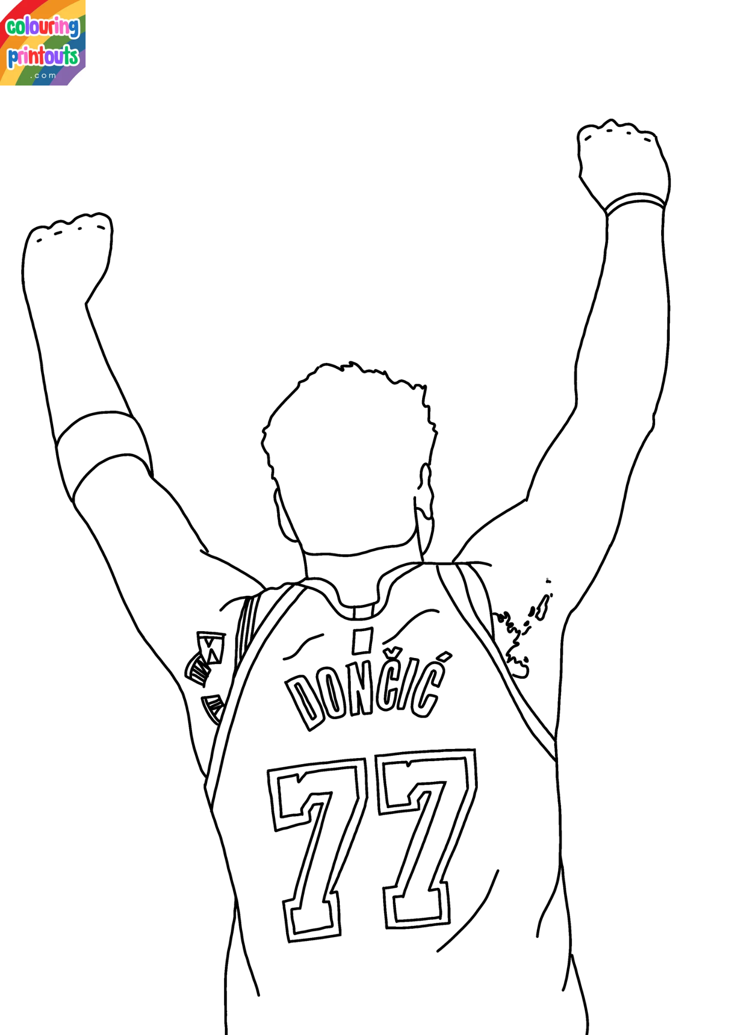 Luka Doncic Coloring Pages (6)
