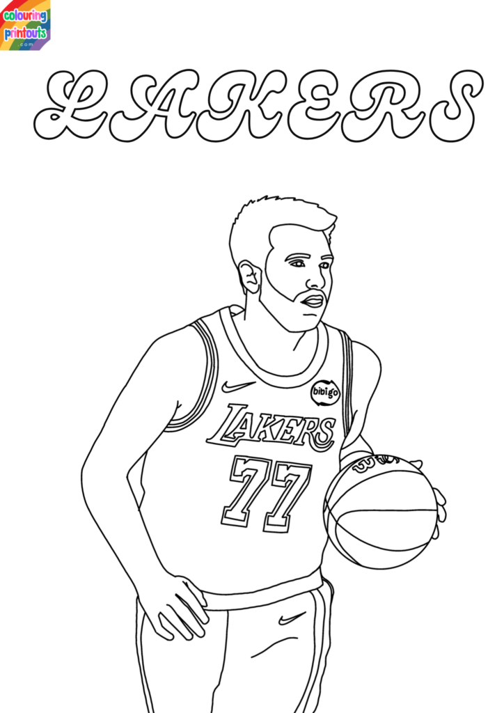 Luka Doncic Coloring Pages (7)