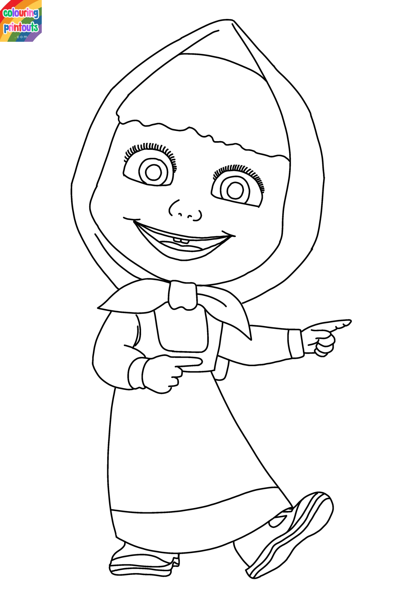 Masha And The Bear Coloring Pages (2)