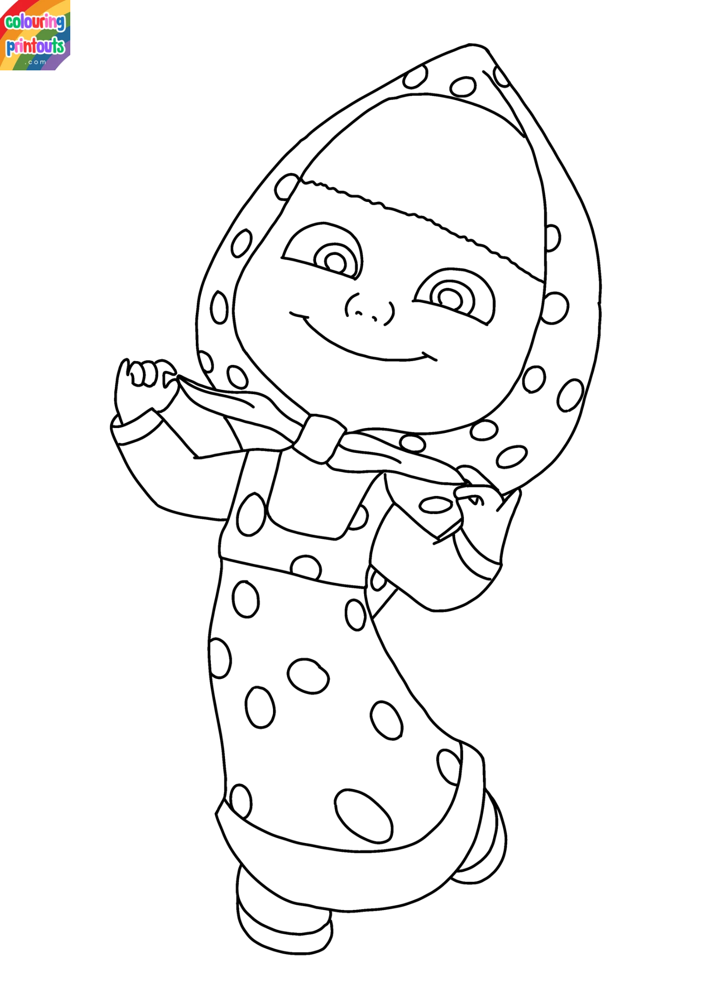 Masha And The Bear Coloring Pages (3)