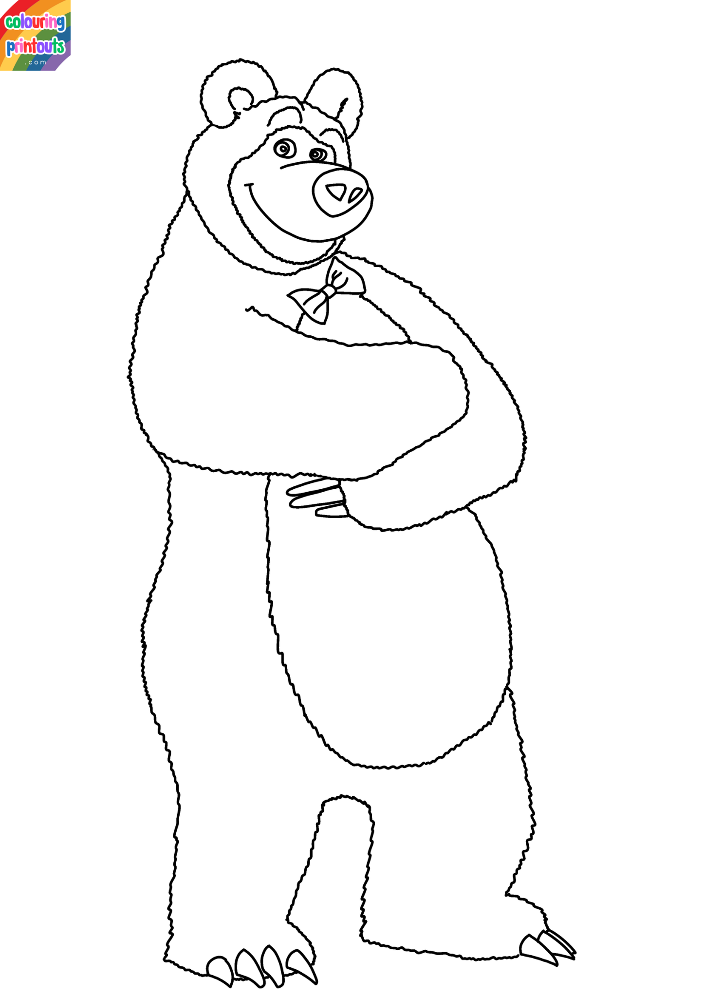 Masha And The Bear Coloring Pages (5)