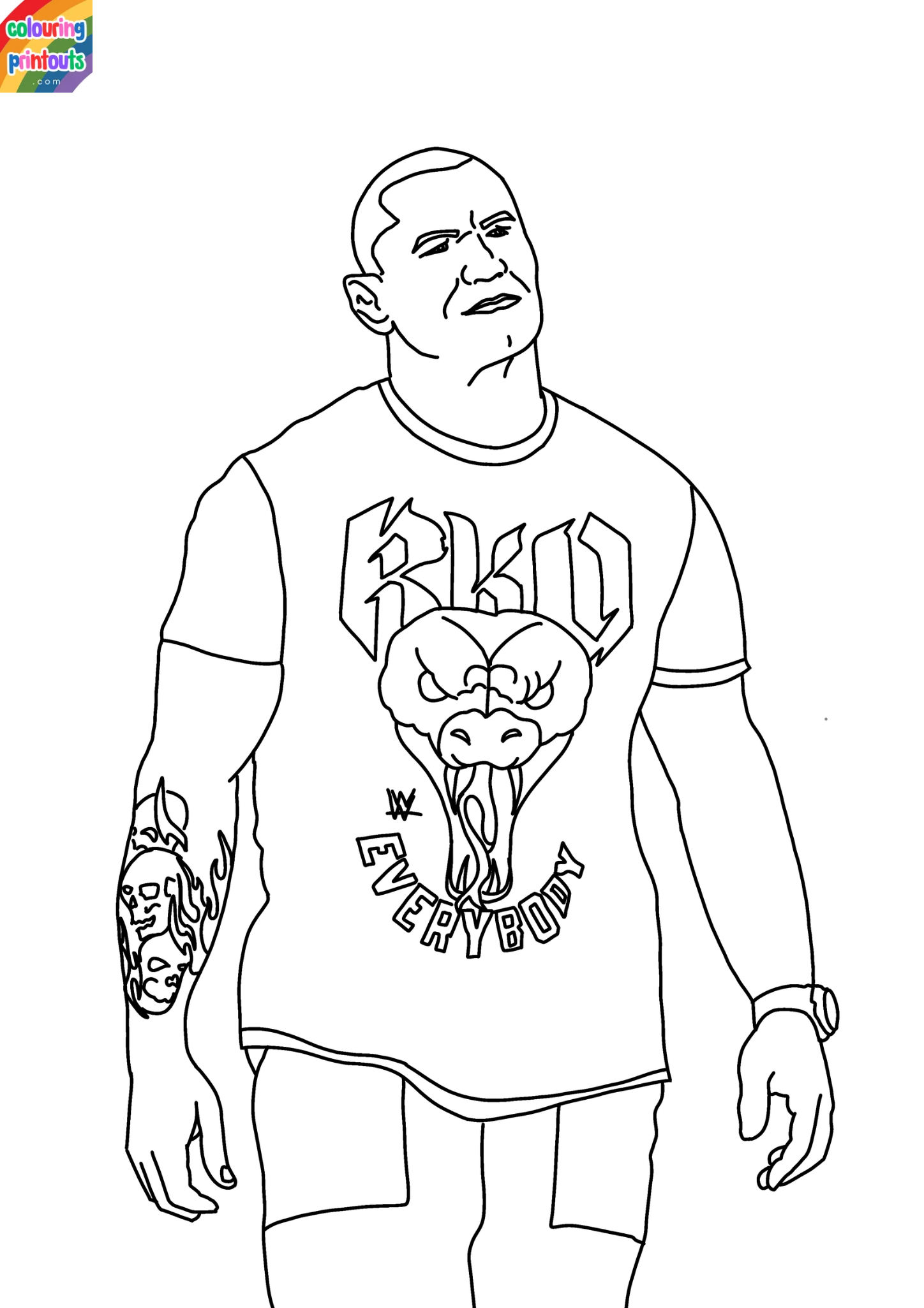Randy Orton Coloring Pages (1)