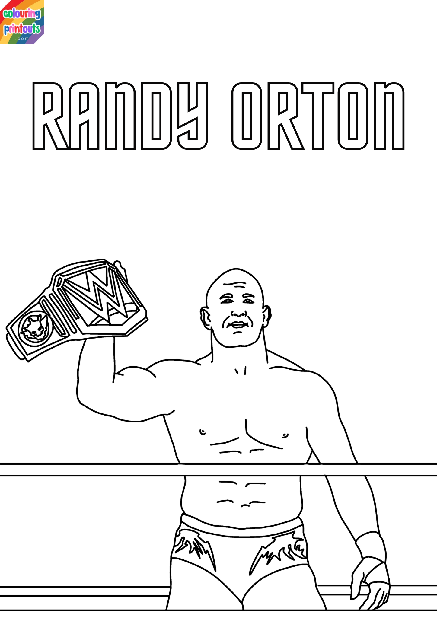 Randy Orton Coloring Pages (10)
