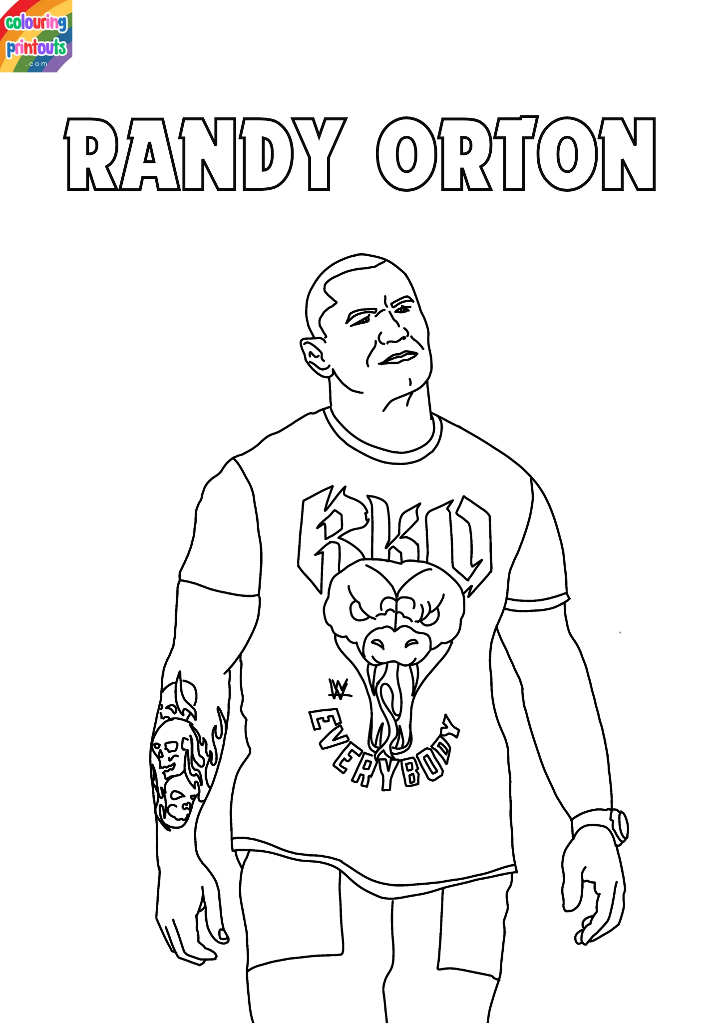 Randy Orton Coloring Pages (9)