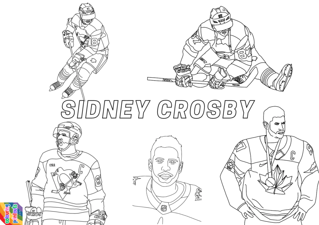 Sidney Crosby Coloring Pages (10)