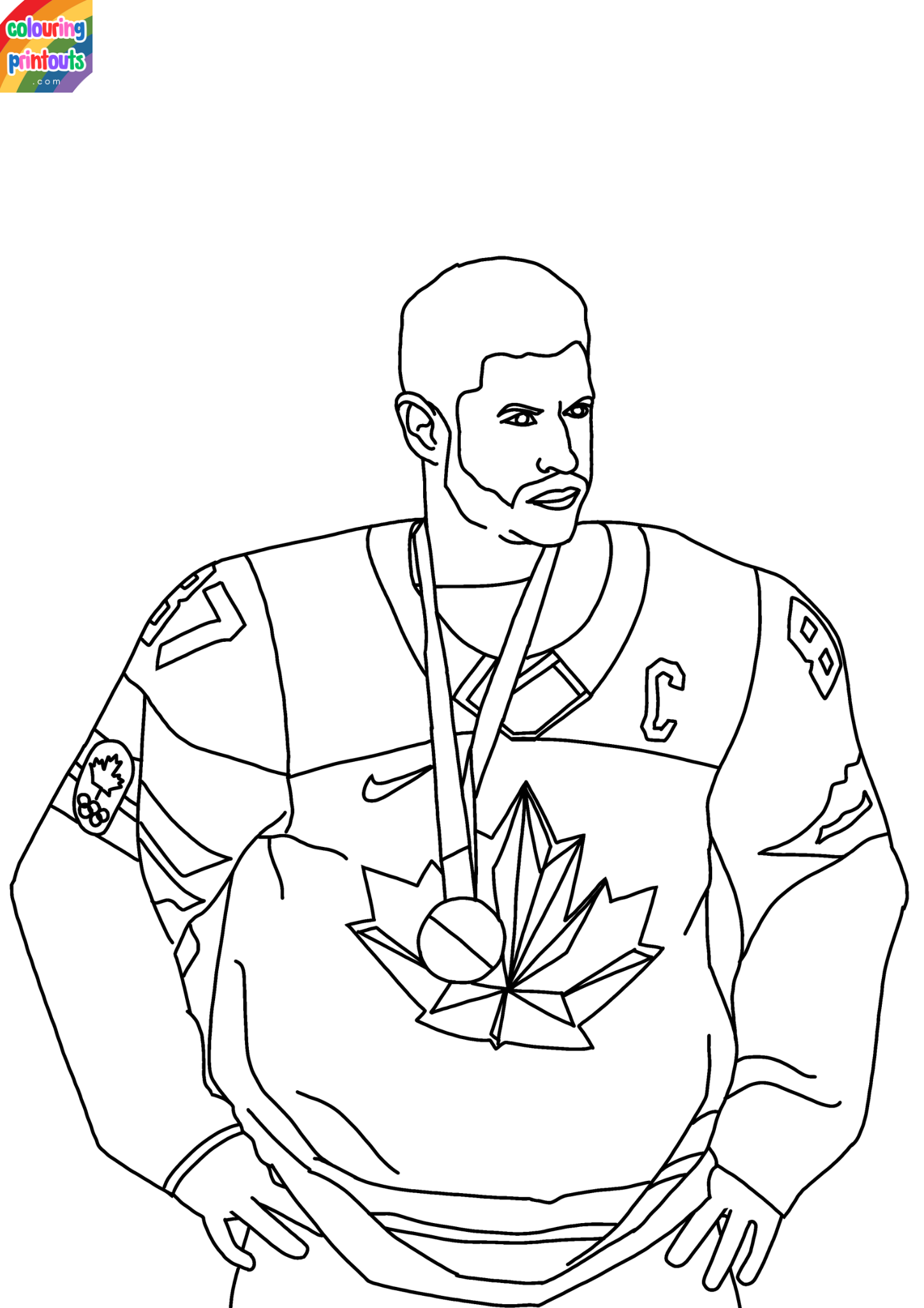Sidney Crosby Coloring Pages (11)