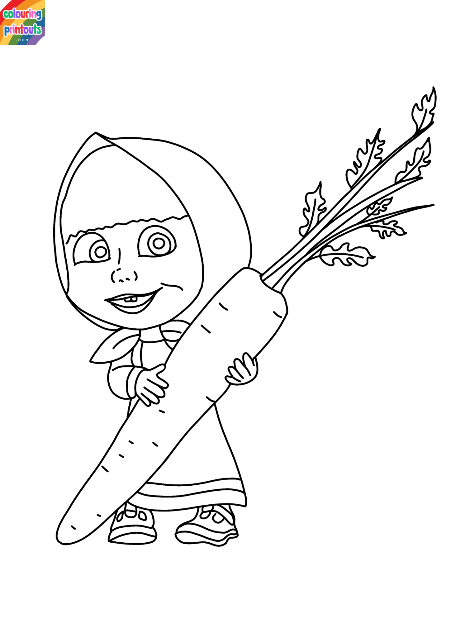 coloring pages masha and the bear (3)