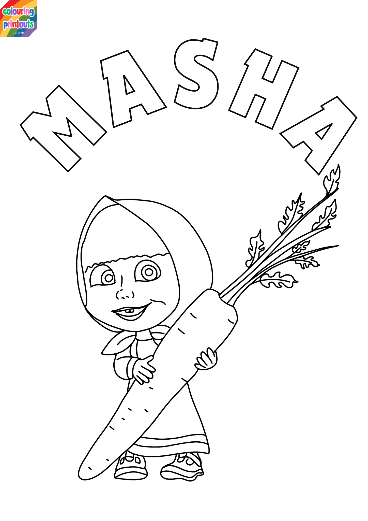 masha bear coloring pages (1)